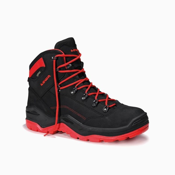 LOWA veiligheidsschoen halfhoog RENEGADE Work GTX red Mid S3 CI